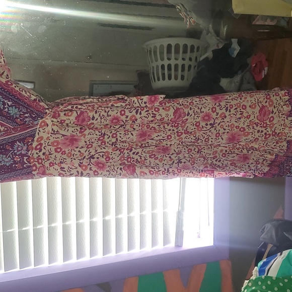 Wrap around full length dress - Picture 3 of 5